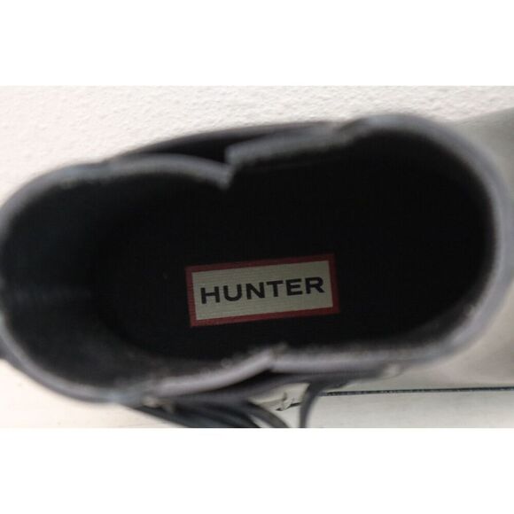 Hunter Women's Sz 5 Black Quilted Gloss Refined Slim Fit Chelsea Boots SIB - Picture 6 of 12